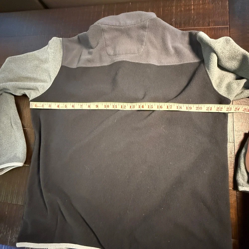 The North Face Mens XL‎ Quarter Zip Fleece Pullover Grey Colorblock Jacket